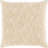 Wansford Oatmeal Square Throw Pillow - Clearance