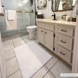 Washable Bath Mat, White