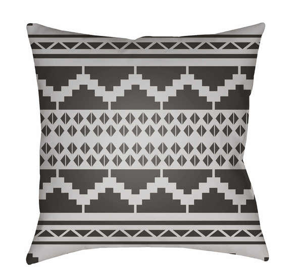 Hoku Black Outdoor Throw Pillow Cover